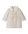 Bonpoint Moka Double-breasted Coat In Neutral