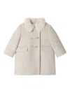 Bonpoint Moka Double-breasted Coat In Nude