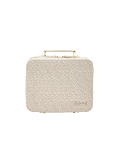 Bonpoint Monogram-pattern Cotton Changing Bag In Nude