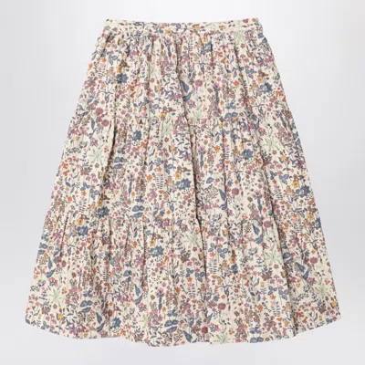 Bonpoint Kids' Multicoloured Lise Skirt In Corduroy In Multicolor