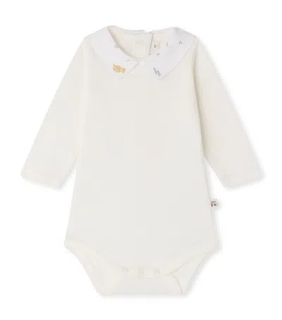 Bonpoint Kids'  Musical Embroidered Bodysuit In Neutral