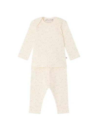 Bonpoint Babies' Music-note-print Pajamas Set (set Of Two) In Neutral