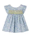 Bonpoint Baby Girls Floral Naomie Blouse In Blue