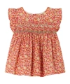Bonpoint Baby Girls Naomie Blouse In Red