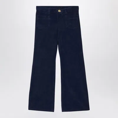 BONPOINT NAVY BLUE JUNON CORDUROY TROUSERS