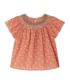 Bonpoint Nella Blouse In Red