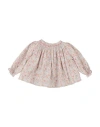 Bonpoint Baby Girls Griotte Smocked Blouse In Pink