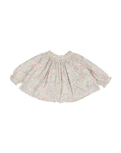 Bonpoint Babies'  Newborn Girl Top White Size 3 Cotton In Brown
