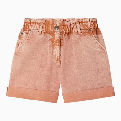 Bonpoint Orange Cotton Cathy Shorts