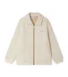 Bonpoint Logo-embroidered Zip-fastening Jacket In Sand