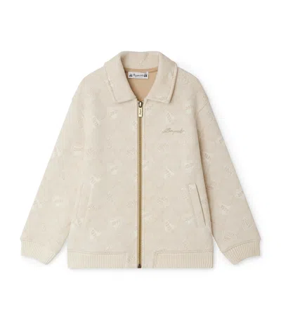 Bonpoint Kids' Organic Cotton-blend Emeric Jacket In Neutral