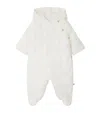 Bonpoint Organic Cotton Carmelo Snowsuit In Neutral