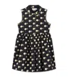 Bonpoint Girl's Anne Sleeveless Printed Cotton Dress In Black