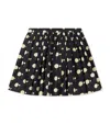 Bonpoint Organic Cotton Cherry Print Skirt In Black