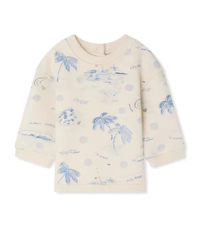 Bonpoint Kids' Long-sleeved Sweatshirt In Neutral
