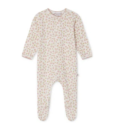 Bonpoint Kids' Organic Cotton Golco All-in-one In Pink