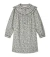 Bonpoint Floral-print Cotton Dress In Gray