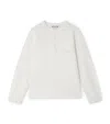 Bonpoint Pocketed Long-sleeved T-shirt In White