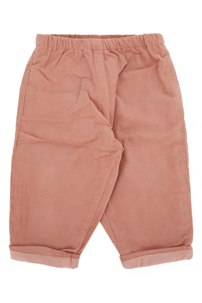 Bonpoint Organic Cotton Knit Layette For Kids In Pink