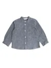 Bonpoint Organic Cotton Shirt In Blue