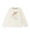 Bonpoint Tadda Embroidered Cotton Jersey T-shirt In Neutral