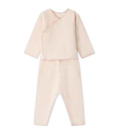 Bonpoint Kids' Organic Cotton Terry Julia 2-piece Set In Neutral