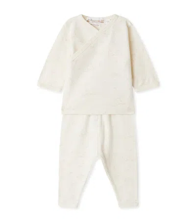 Bonpoint Kids' Organic Cotton Timao 2-piece Set In Pink