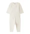 Bonpoint Organic Cotton Timao Crossover Top And Trousers Set In Neutral