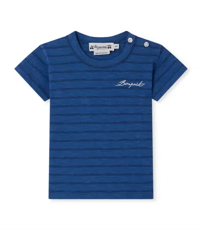 Bonpoint Kids'  Organic Cotton Tom T-shirt In Blue