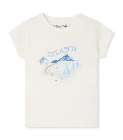 Bonpoint Kids'  Organic Cotton Tom T-shirt In White