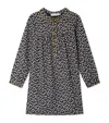 Bonpoint Dorothee Cherry-print Dress In Blue