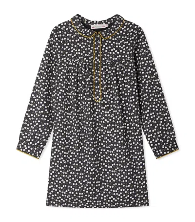 BONPOINT ORGANIC COTTON TWILL CHERRY PRINT DOROTHÉE DRESS