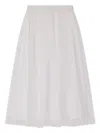 Bonpoint Panice Midi Skirt In White