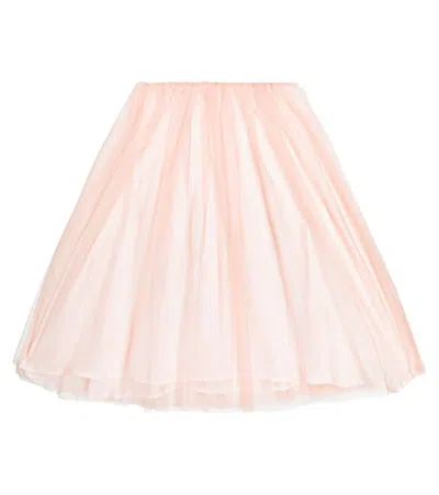 Bonpoint Kids' Panice Tulle Skirt In Pink