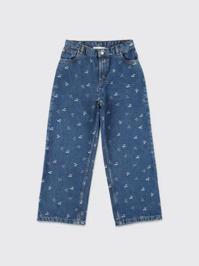 BONPOINT PANTS BONPOINT KIDS COLOR BLUE,H31473009