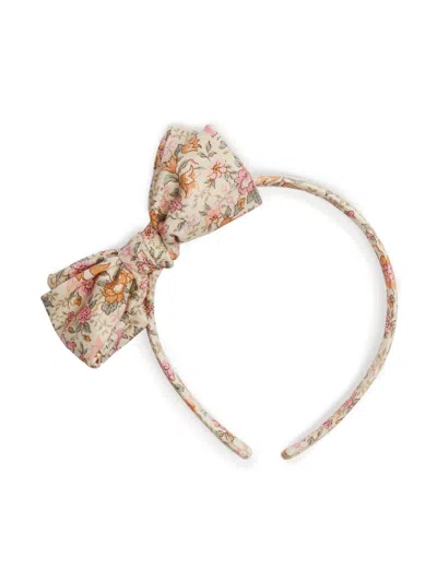 Bonpoint Kids' Party Bow-detail Headband In Neutrals