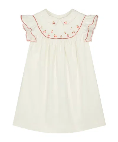 Bonpoint Patterned Dress In White
