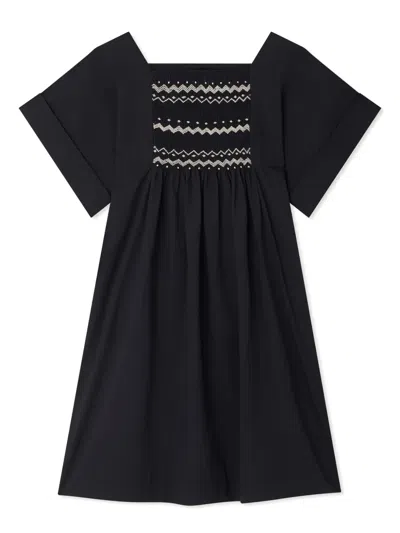 Bonpoint Kids' Paysanne Dress In Black