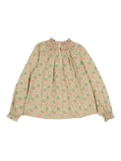 Bonpoint Blouse Smockee Petale In Neutral