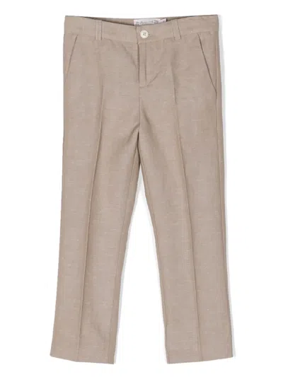 Bonpoint Kids' Peter Smart Trousers In Neutrals