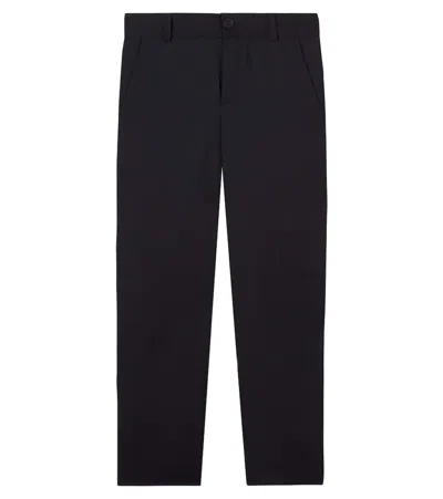 Bonpoint Kids' Peter Virgin Wool Suit Pants In Blue