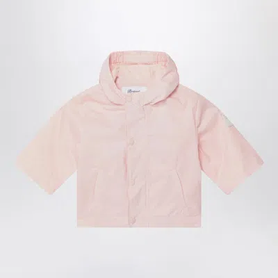 Bonpoint Babies' Pink Hooded Jacket In Nylon