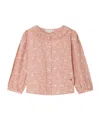 Bonpoint Pink Jamie Blouse With Floral Print In Multi