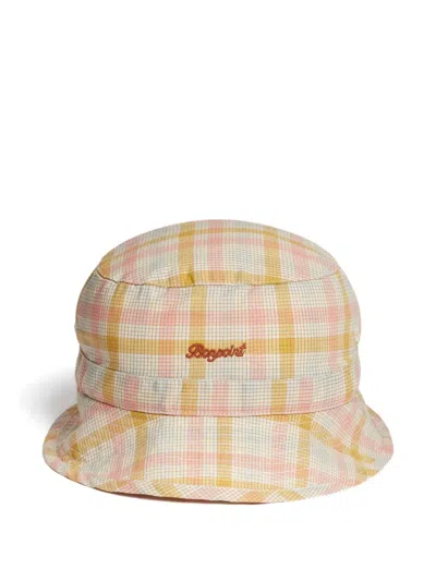 Bonpoint Babies' Piob Checked Hat In Brown