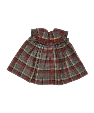 Bonpoint Plaid Dress In Multi