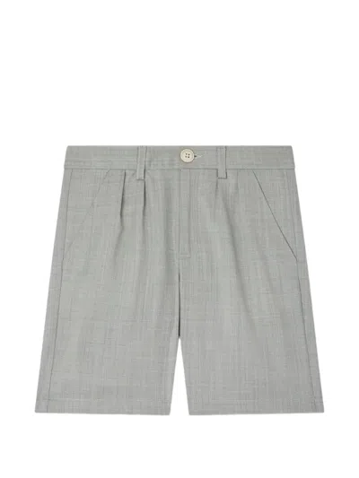 Bonpoint Kids' Pleated Charles Shorts In Gray