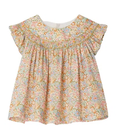 Bonpoint Pleated Shirt In Nude