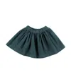 Bonpoint Kid - Suzon Corduroy Skirt Organic Cotton In Blue