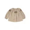 Bonpoint 'poldie' Cotton Blouse Kids In Multi