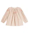Bonpoint Poldie Cotton Blouse In Multicoloured